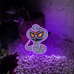 Arbok UV Signs Pokemon Wall Art