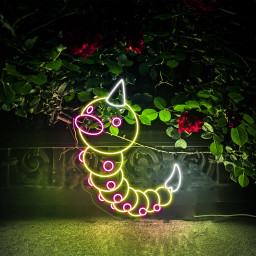 Weedle Neon Signs Pokemon Wall Art