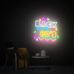 Back to the 80s Neon Sign, Party Wall Decor, Custom Neon Signs, Neon Bar Sign, Business Sign, Home Led Neon Light Sign, Personalized Gifts