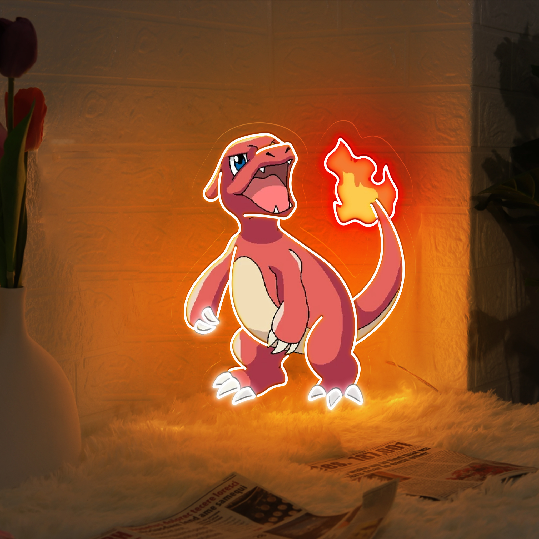 Charmeleon Pokemon UV Signs