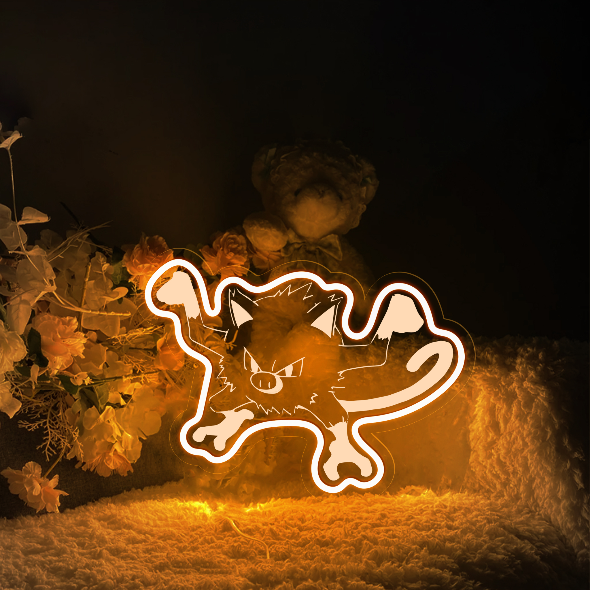 Pokemon Mankey Laser Signs