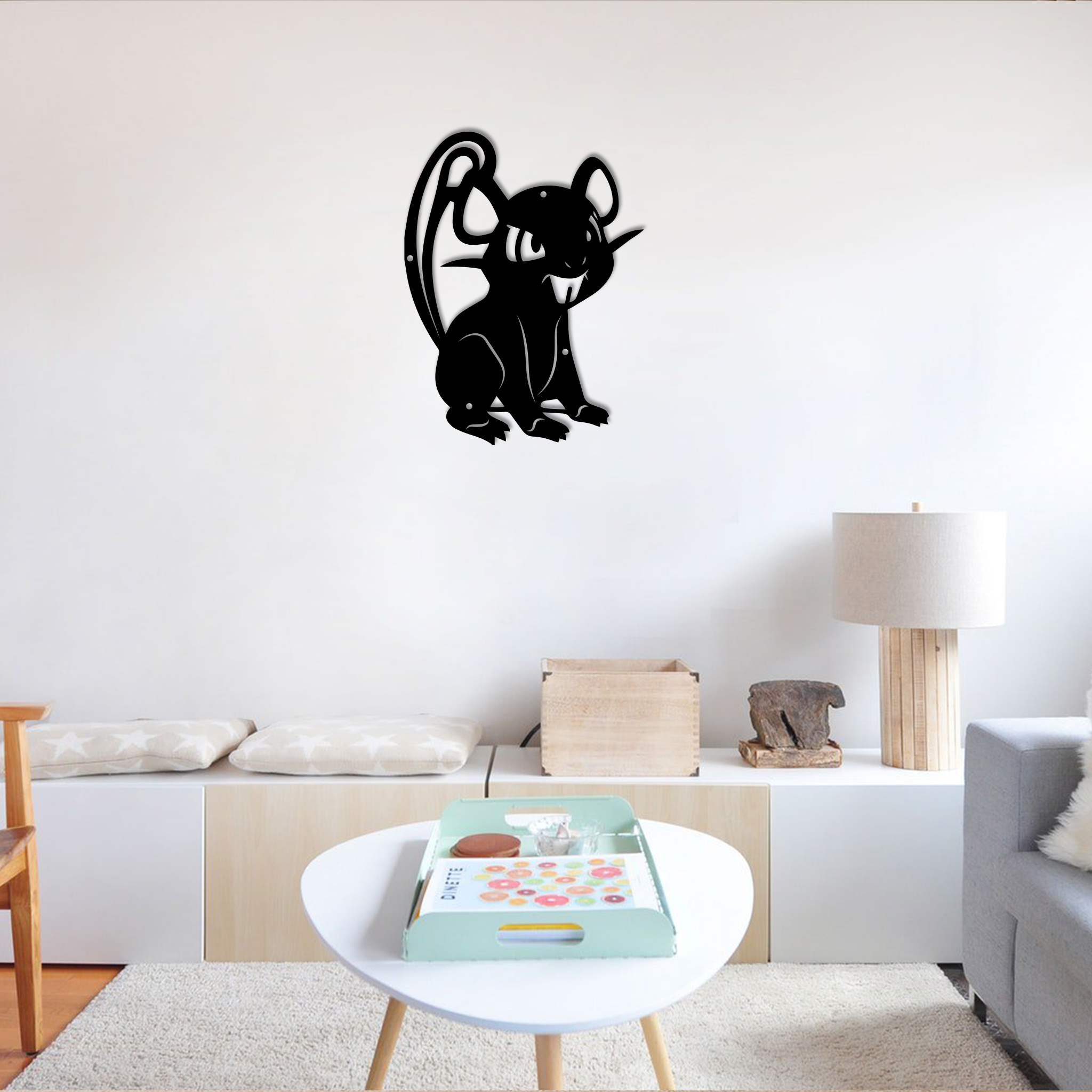Pokemon Rattata Metal Signs