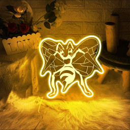 Beedrill Laser Signs Pokemon Wall Art