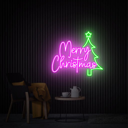 Merry Christmas Neon Sign, Christmas Led Sign, Custom Neon Sign, Christmas Decor, Christmas Party Decor, Neon Bar Sign, Christmas Gift