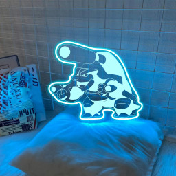 Blastoise Laser Signs Pokemon Wall Art