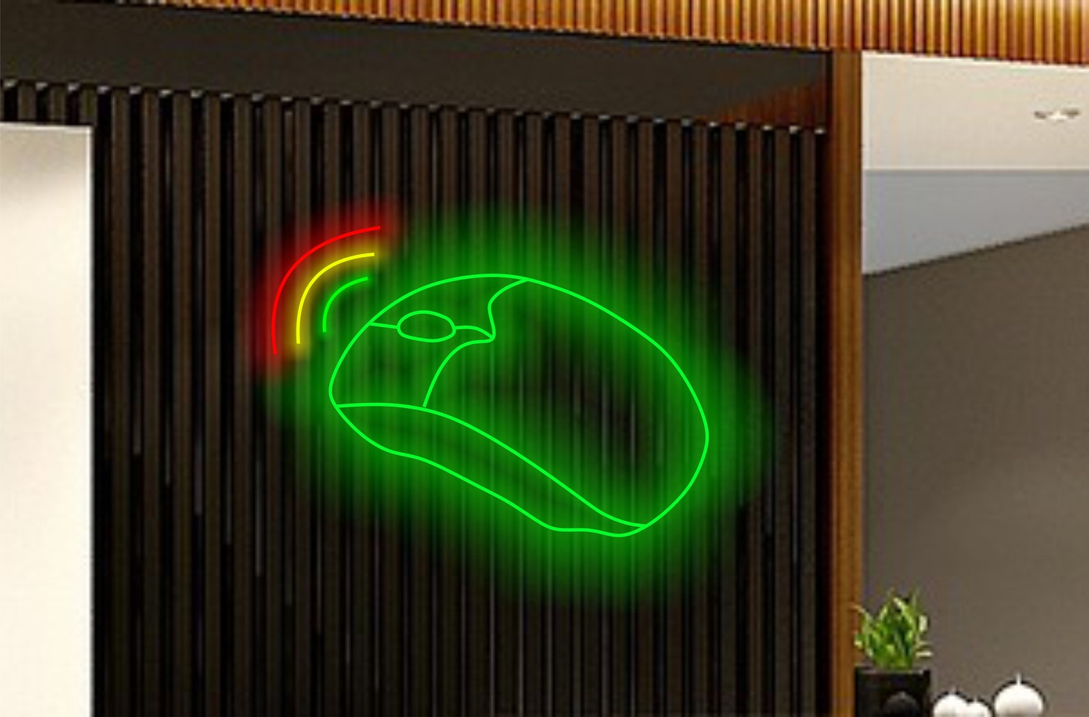 Computer Mouse Neon Sign, Gaming Mouse Neon Light, Led Mouse Sign, Computer Accessories Neon Sign, Glowing Mouse Decoration