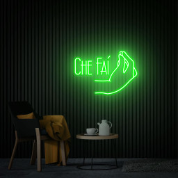 Italian Hand Gesture Neon Sign, CHE FAI Led Light Sign, Classic Italian Hand Sign, Restaurant Neon Wall Decor, Fast Food Sign Gesto Italiano