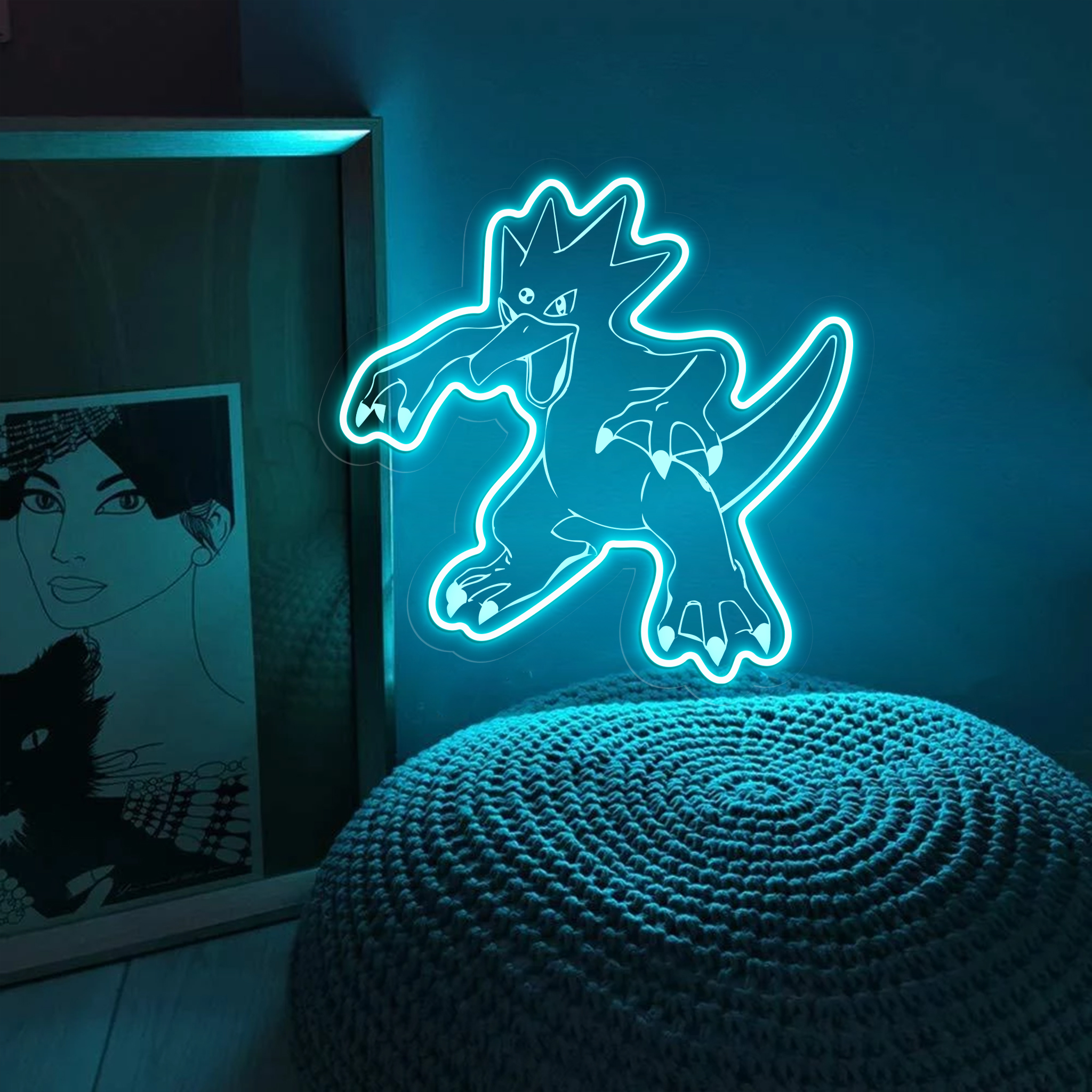 Pokemon Golduck Laser Signs