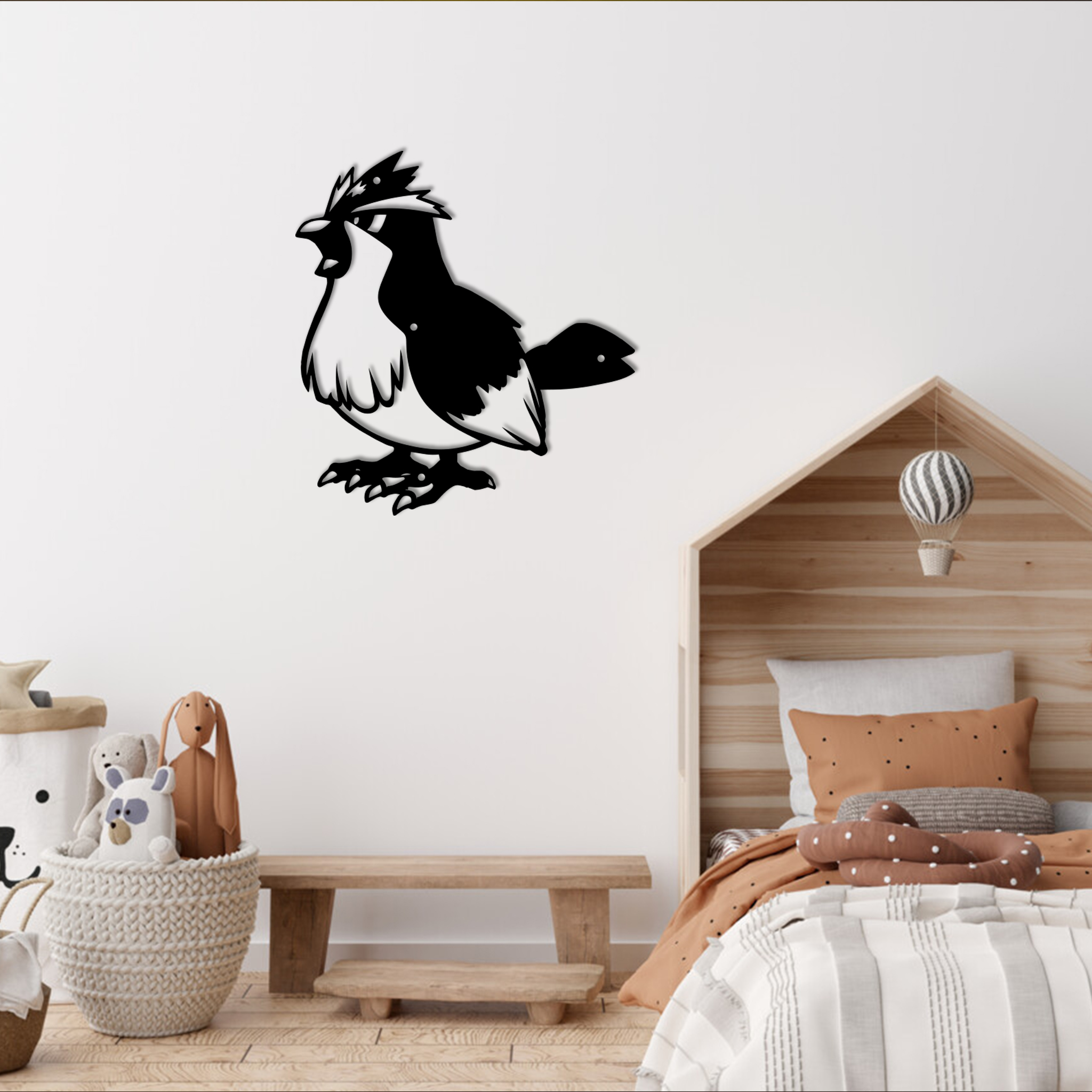 Pidgey Metal Signs Pokemon Wall Art