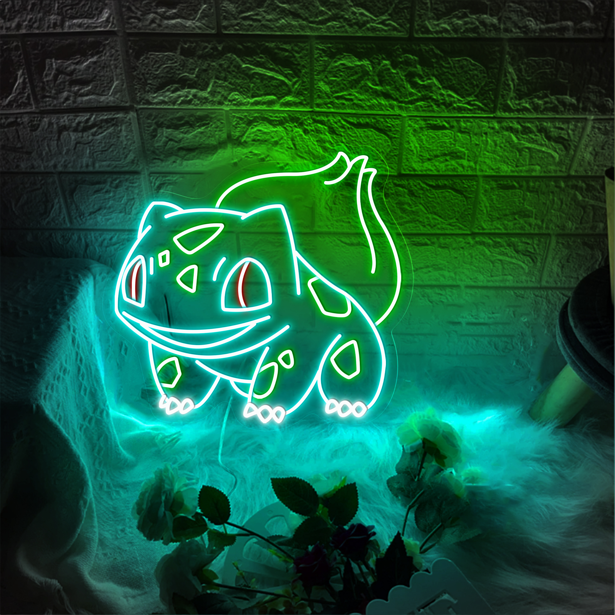 Bulbasaur Pokemon Neon Signs