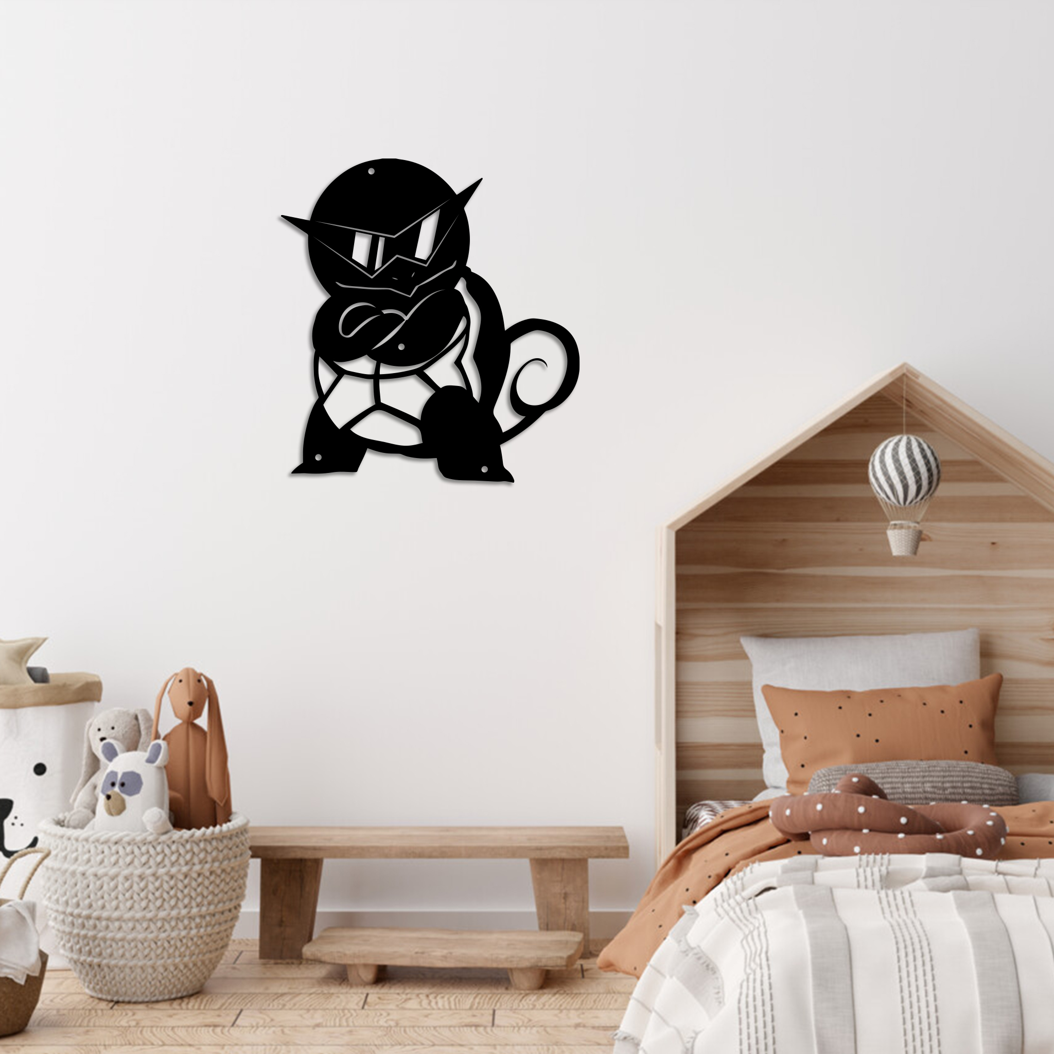 Squirtle Pokemon Metal Signs Anime Wall Art