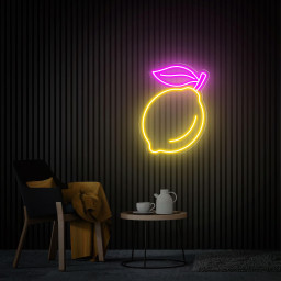 Lemon Neon Sign, Fruit Lemon Led Sign, Lemon Neon Art, Bar Neon Sign, Custom Neon Sign Home Lemon Decor Restaurant Led Sign Fruits Neon Sign