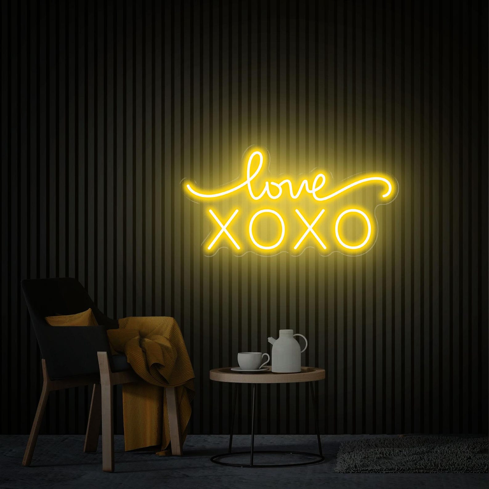 XOXO Love Neon Sign, Modern Wedding Decor Signs, XOXO Neon Light, Bedroom Room Sign, Gift for Her, XOXO Neon Wall Art Personalized Gifts