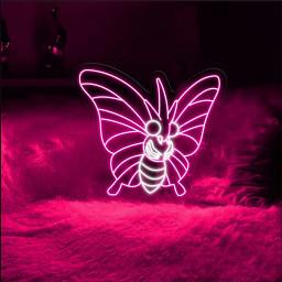 Pokemon Venomoth Neon Signs