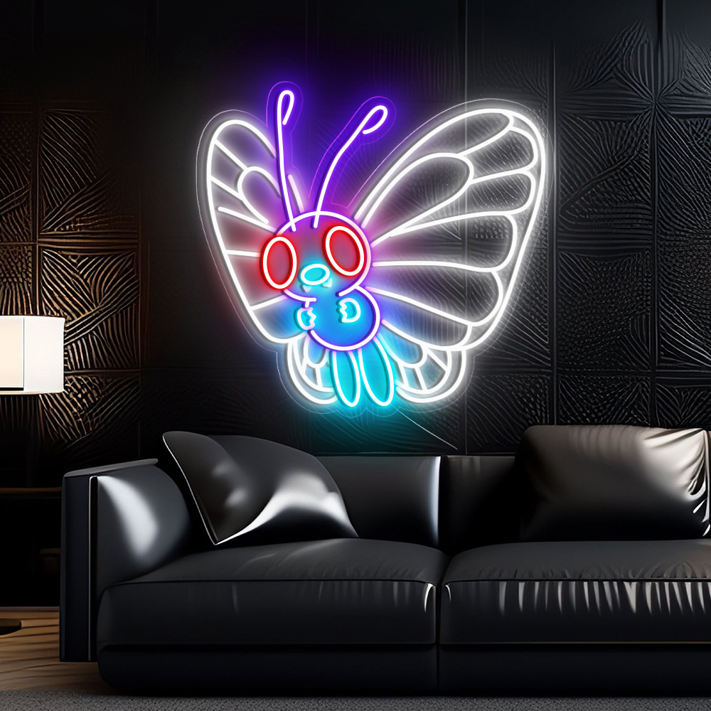 Pokemon Butterfree Neon Signs
