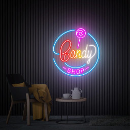 Candy Shop Neon Sign, Candy Store Decor, Custom Neon Sign, Candy Bar Decor, Business Opening Gift, Candy Sign Wall Art for Storefront