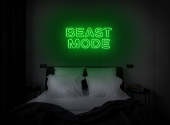 Beast Mode Neon Sign, Beast Mode Wall Decor, Fitness Neon Sign, Gym Neon Sign, Neon Sign Wall Decor