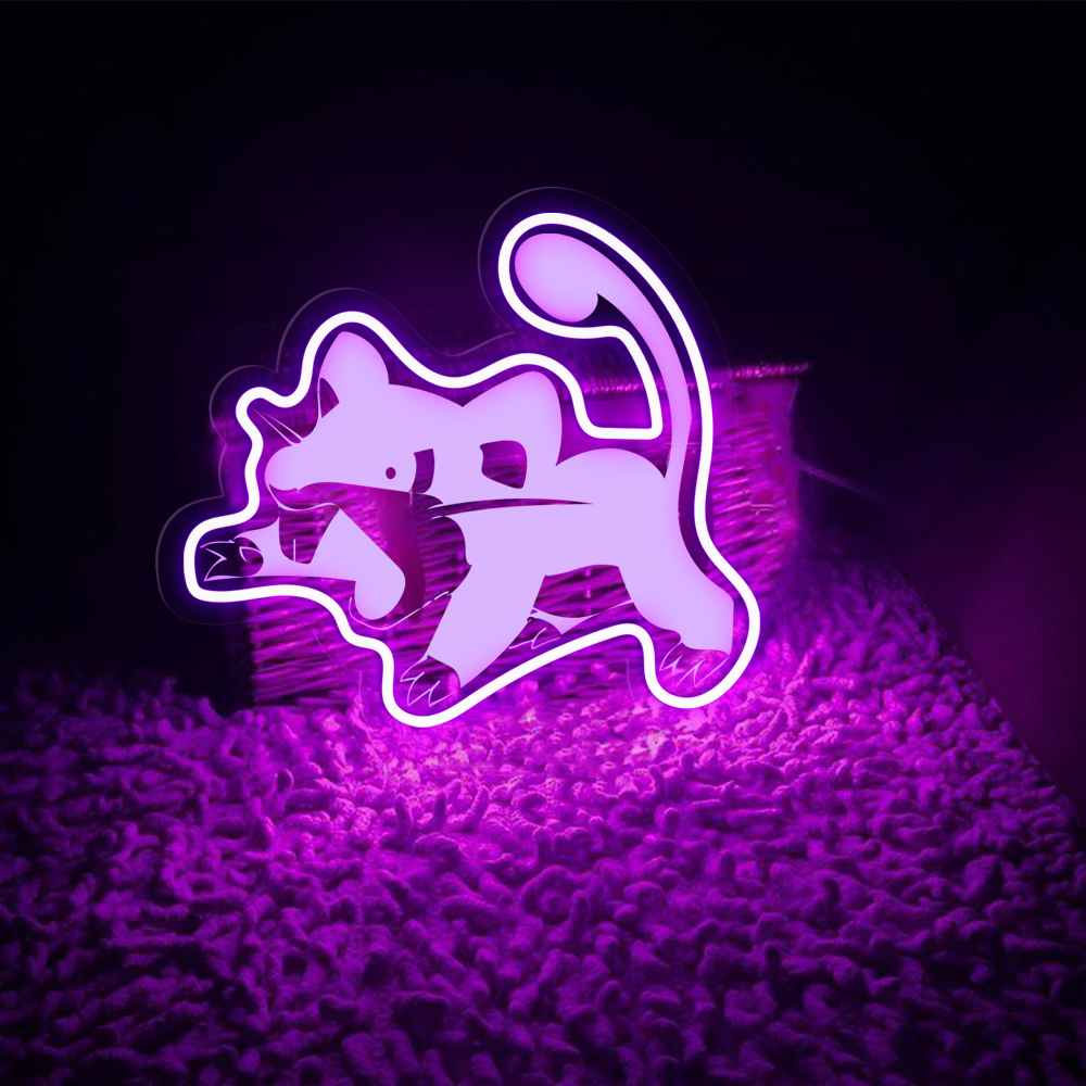 Rattata Laser Signs Pokemon Wall Art