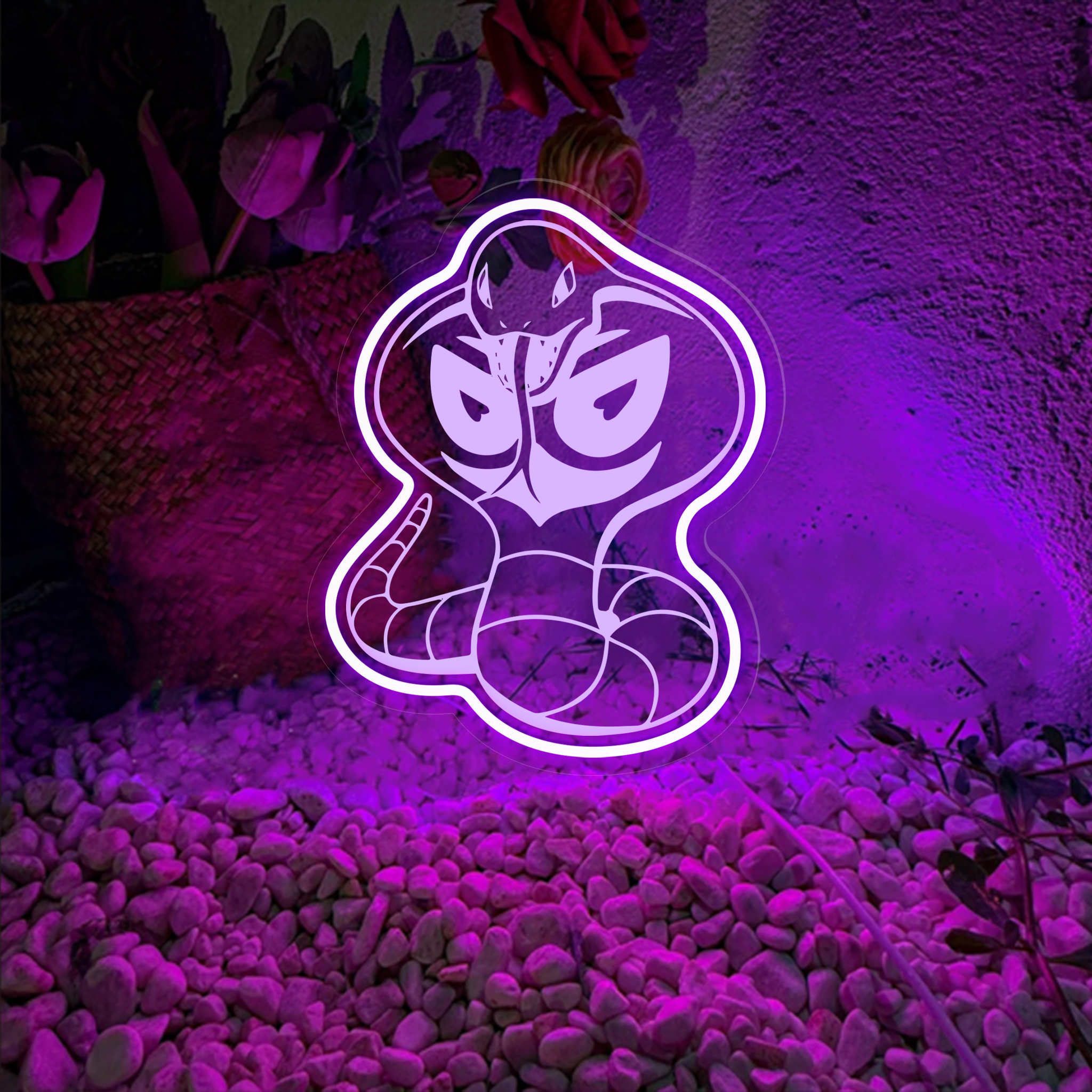 Arbok Laser Signs Pokemon Wall Art