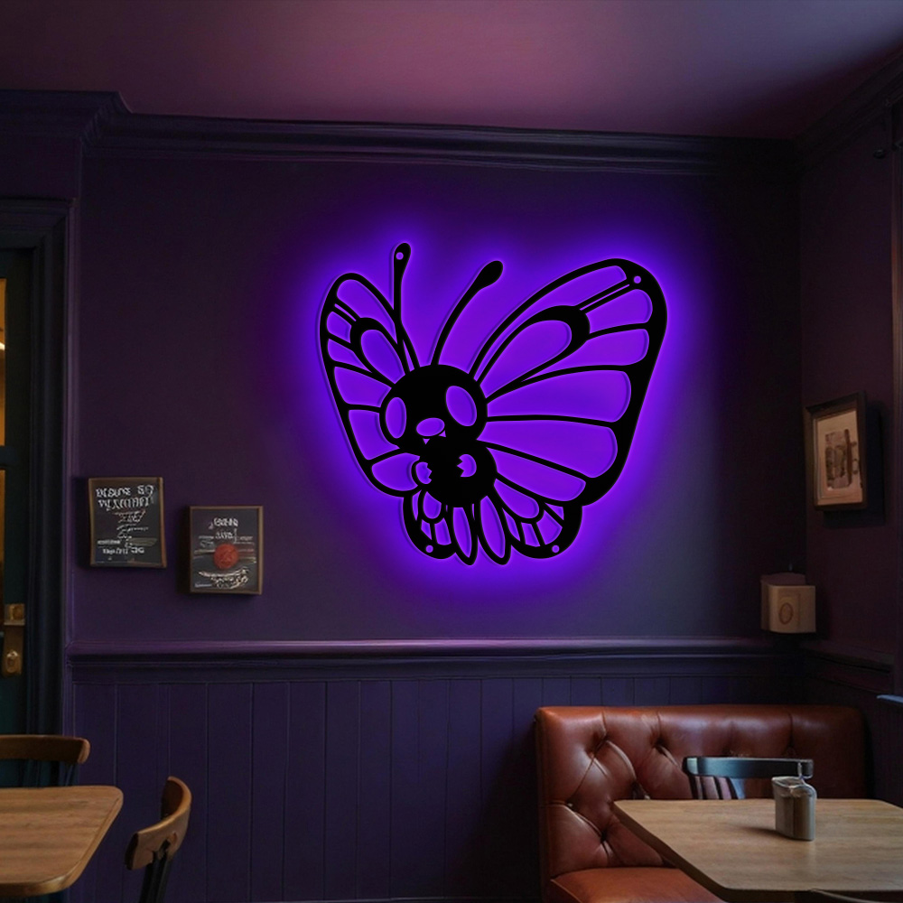 Pokemon Butterfree Metal Signs