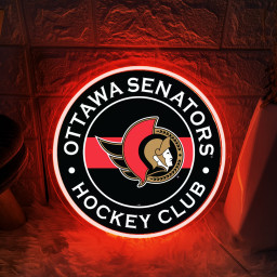 Ice Hockey Ottawa Senators UV Sign Wall Decor