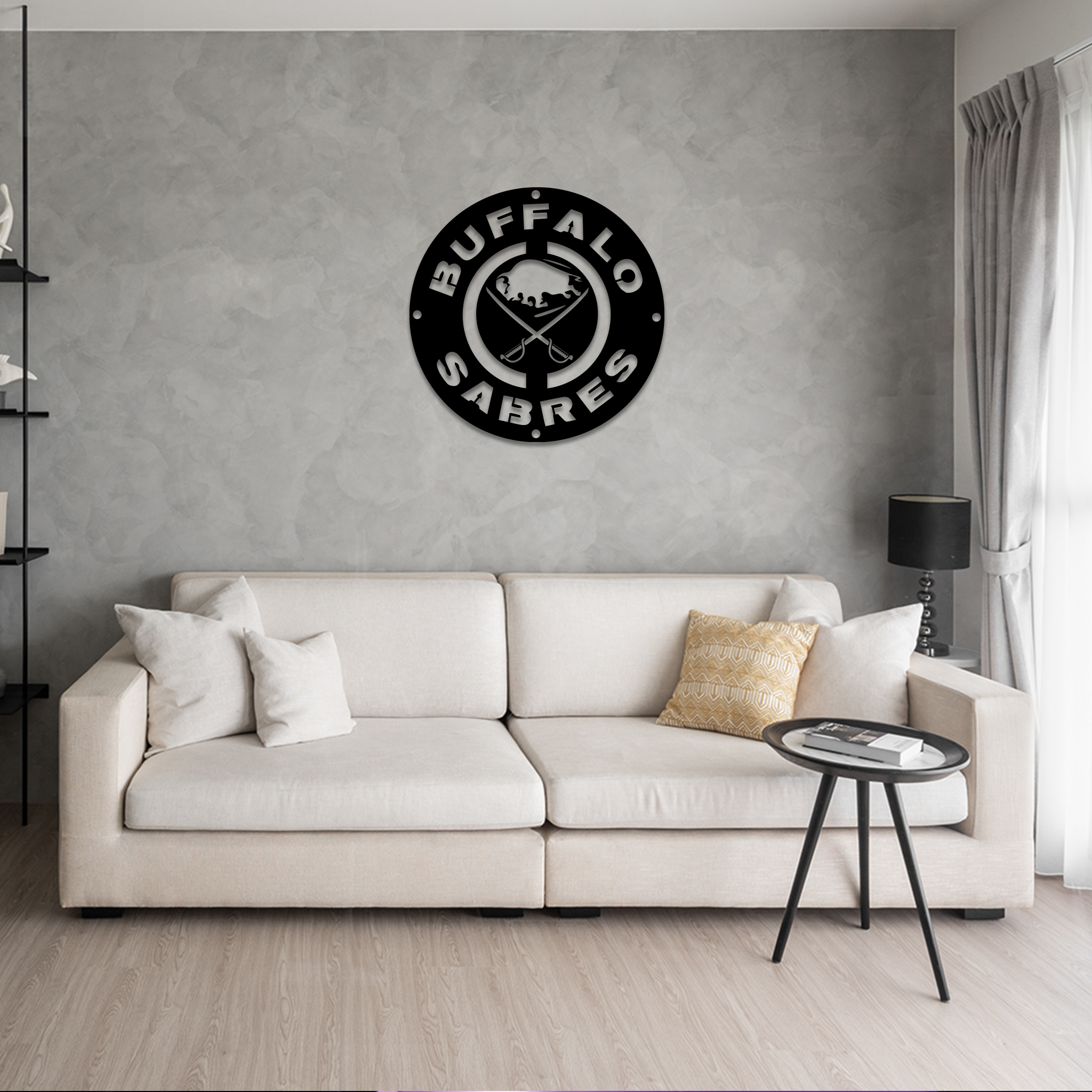 Ice Hockey Buffalo Sabres Metal Sign Wall Decor