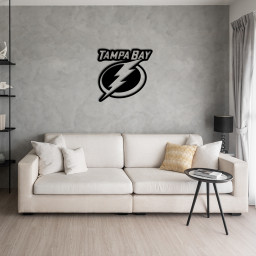 Ice Hockey Tampa Bay Lightning Metal Sign Wall Decor