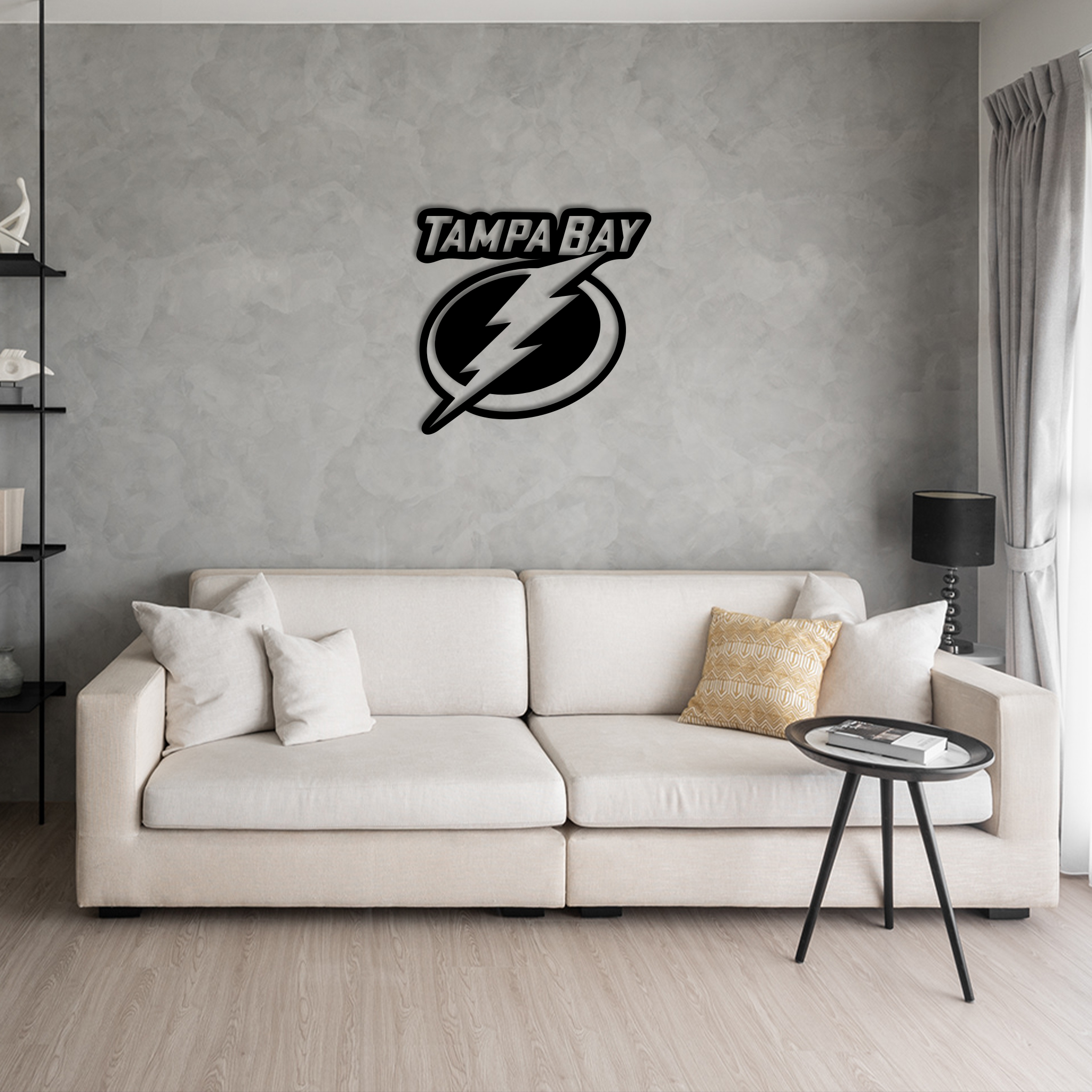 Ice Hockey Tampa Bay Lightning Metal Sign Wall Decor