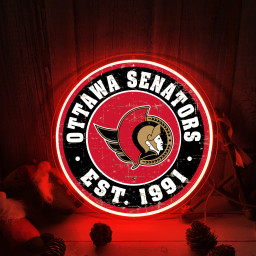Ice Hockey Ottawa Senators UV Sign