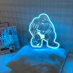 Pokemon Machoke Laser Signs