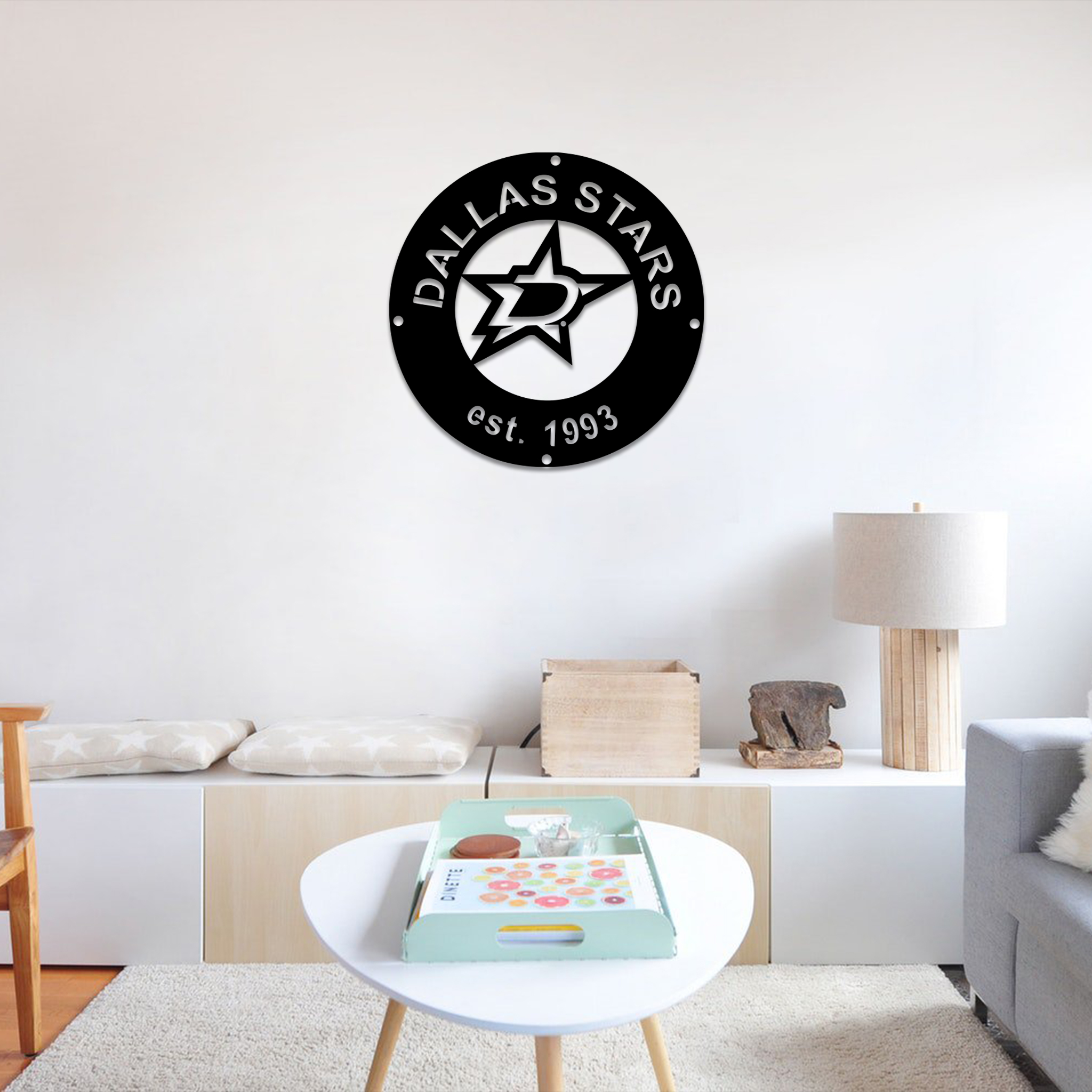 Dallas Stars Ice Hockey Metal Signs Wall Decor