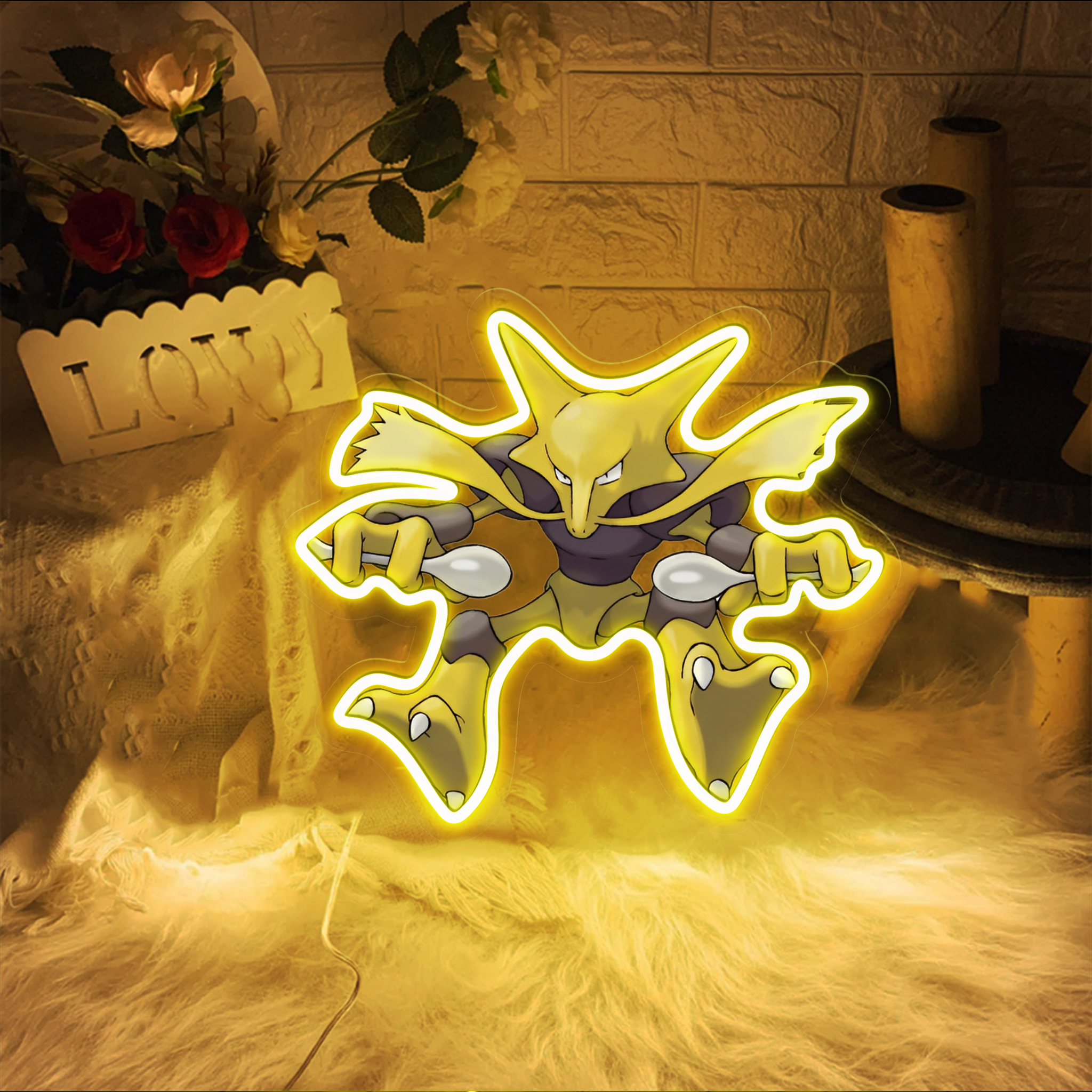 Alakazam Pokemon UV Signs