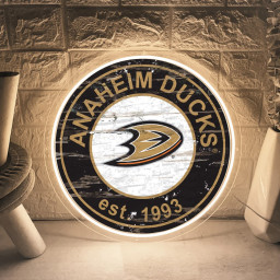 Anaheim Ducks Ice Hockey UV Sign