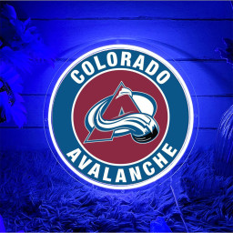 Colorado Avalanche Ice Hockey UV Signs