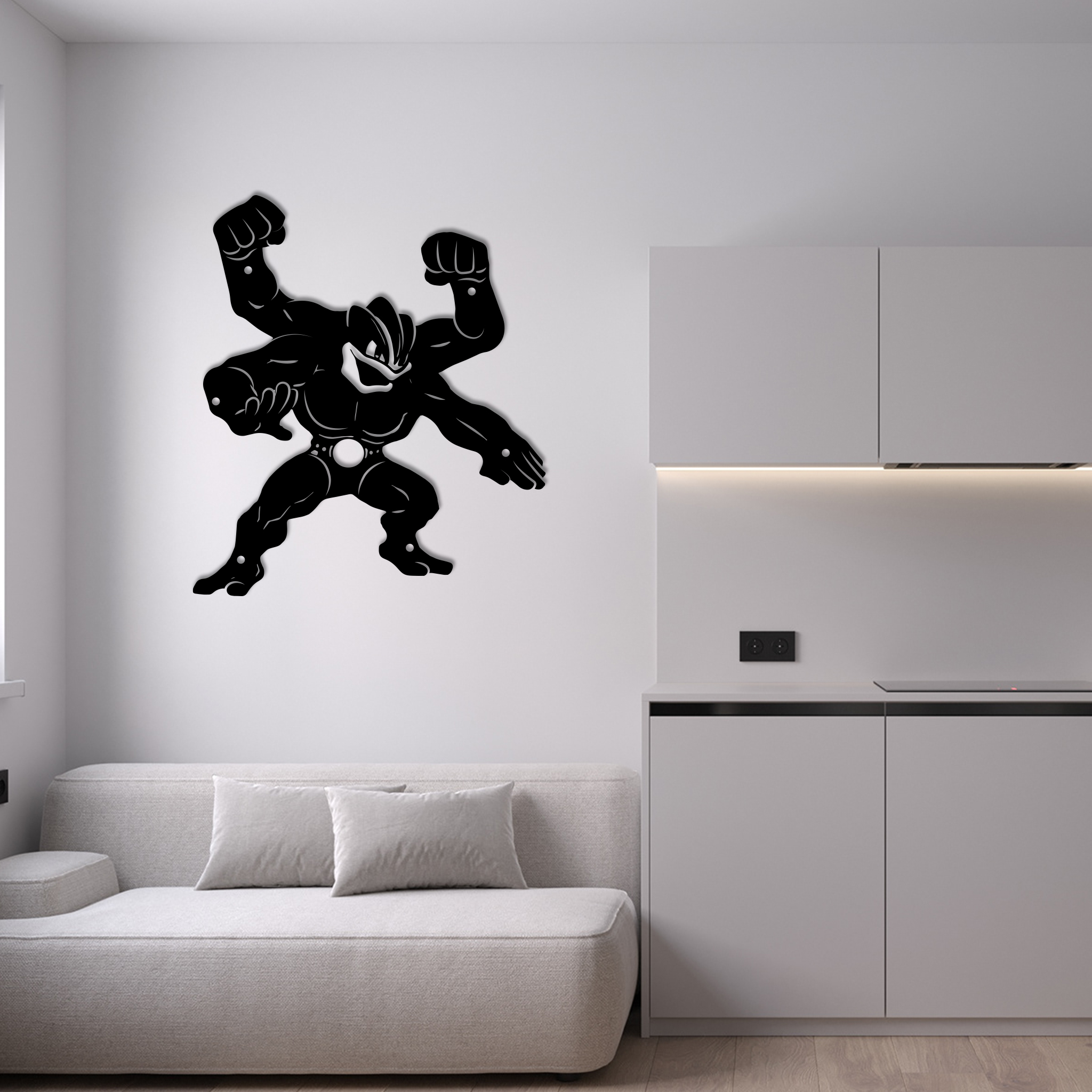 Pokemon Machamp Metal Signs