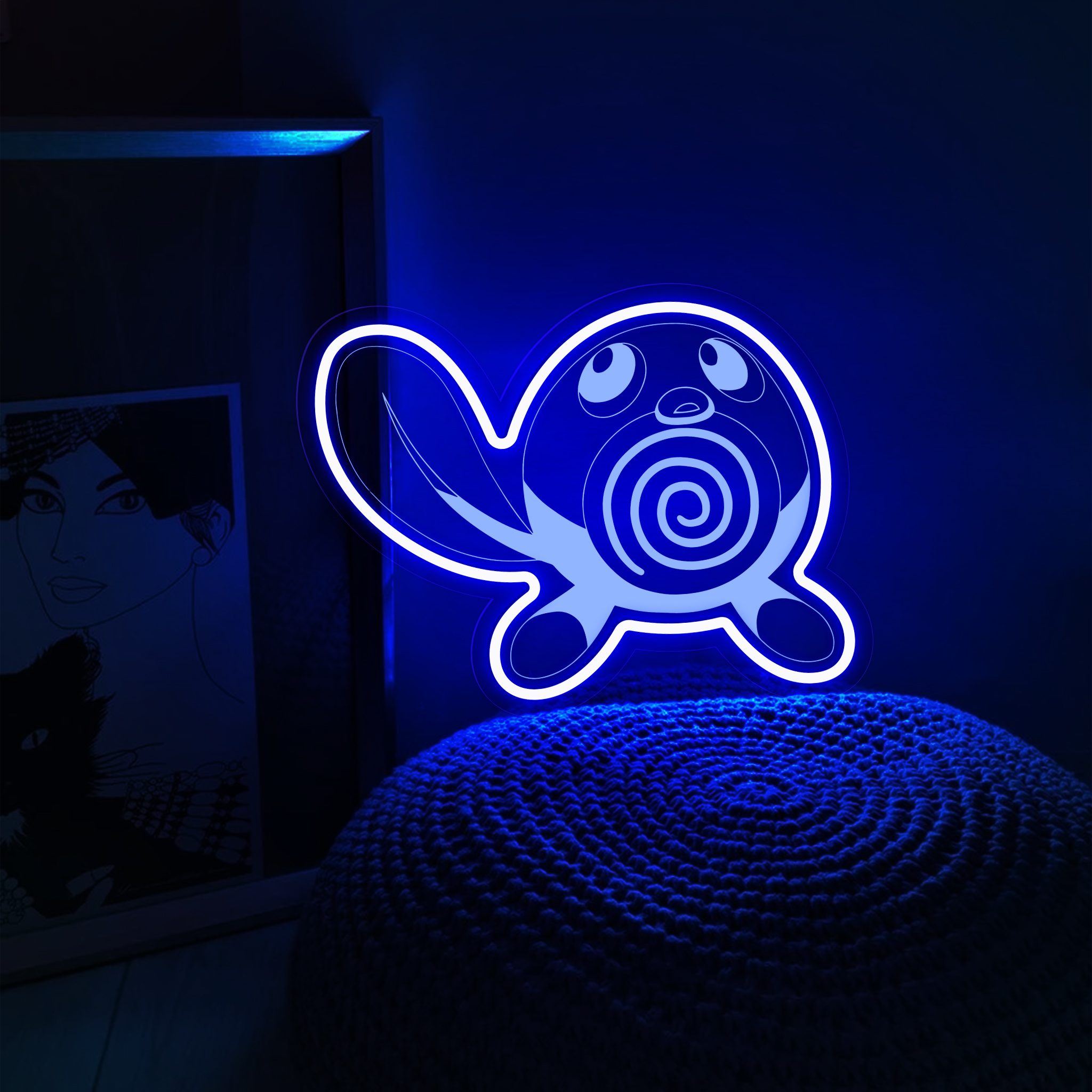 Pokemon Poliwag Laser Signs