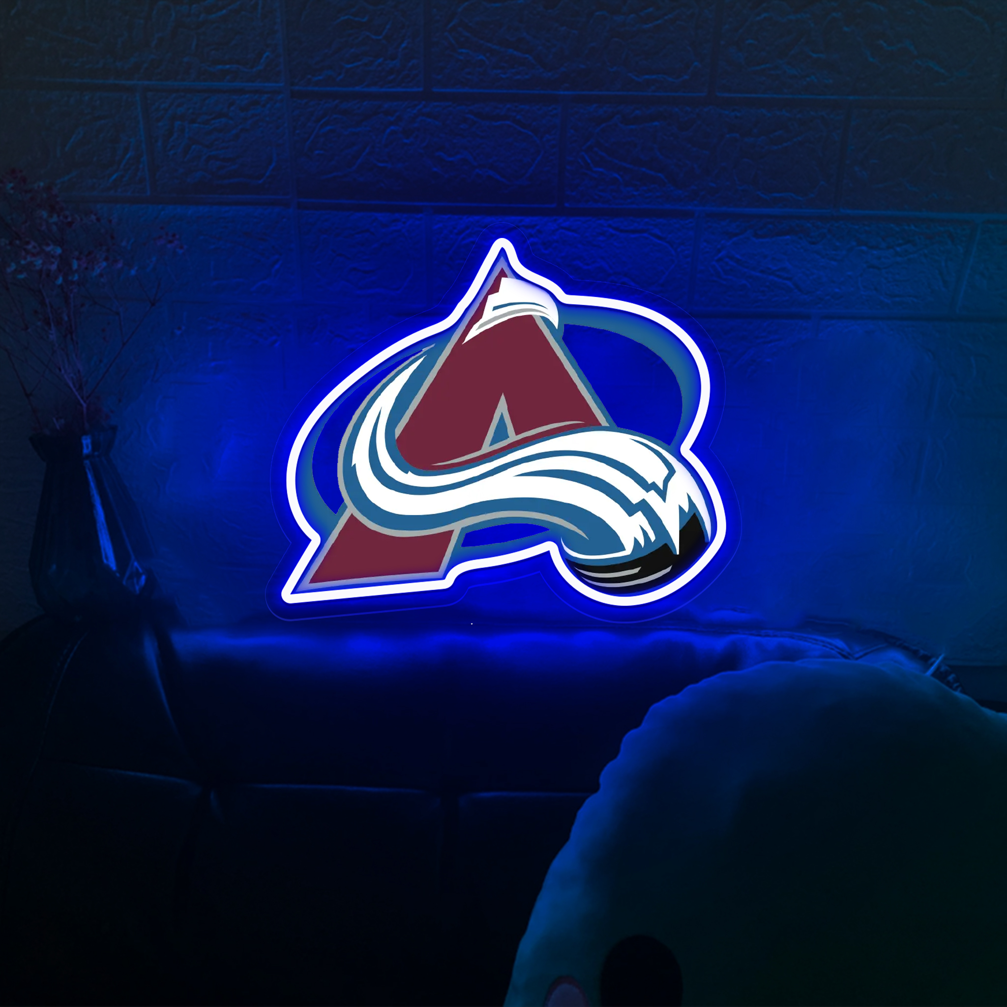 Colorado Avalanche Ice Hockey UV Sign