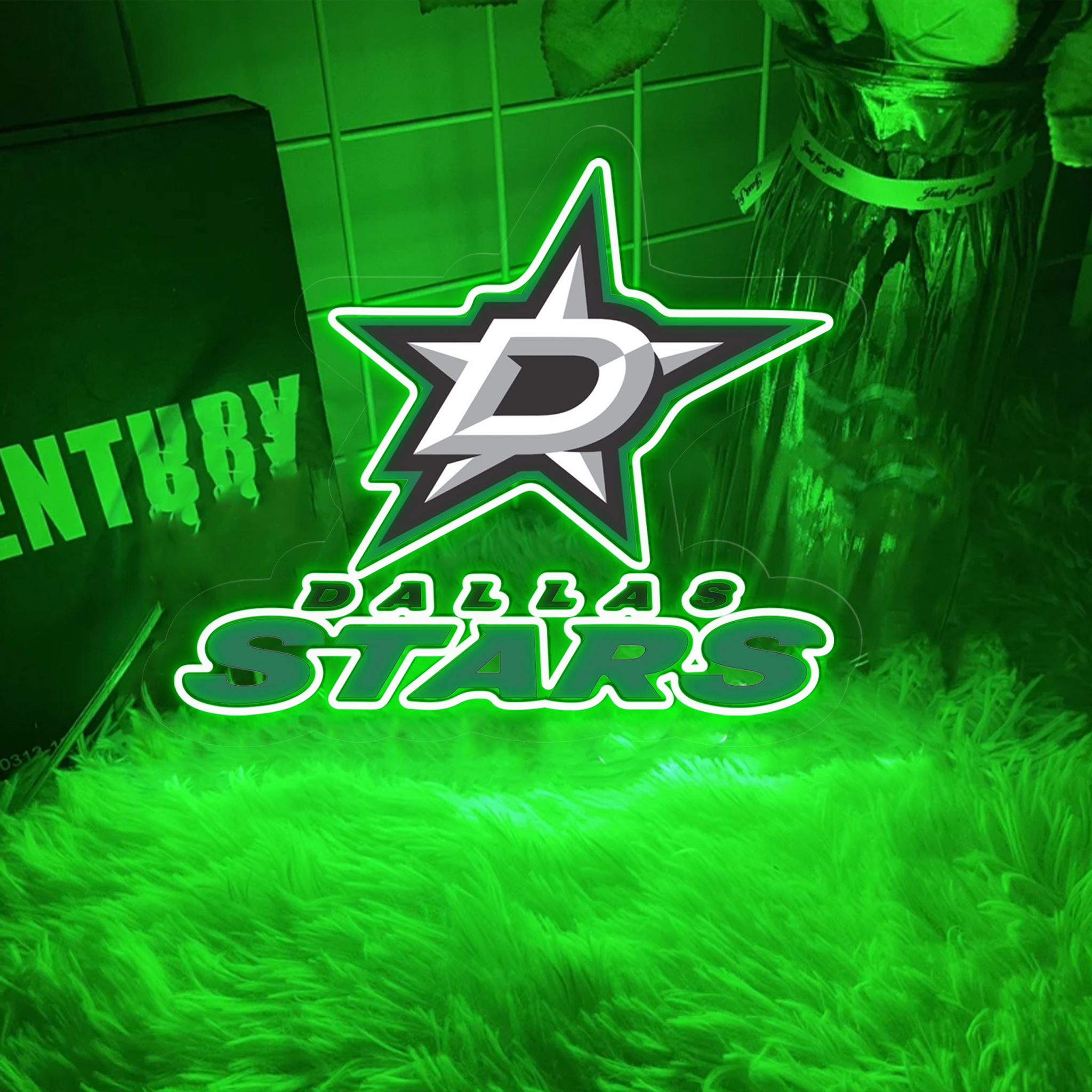 Ice Hockey Dallas Stars UV Sign