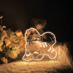 Growlithe Pokemon Laser Signs