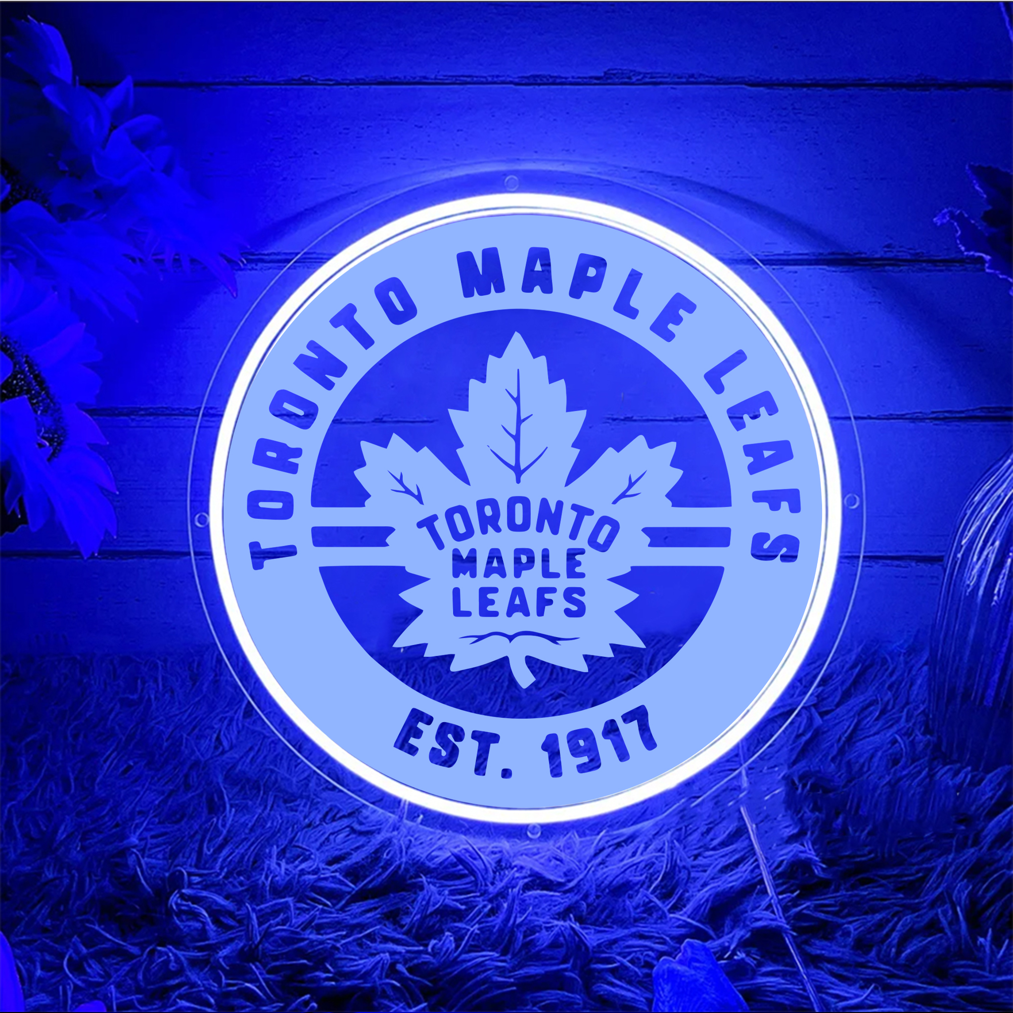 Ice Hockey Toronto Maple Leafs Laser Sign