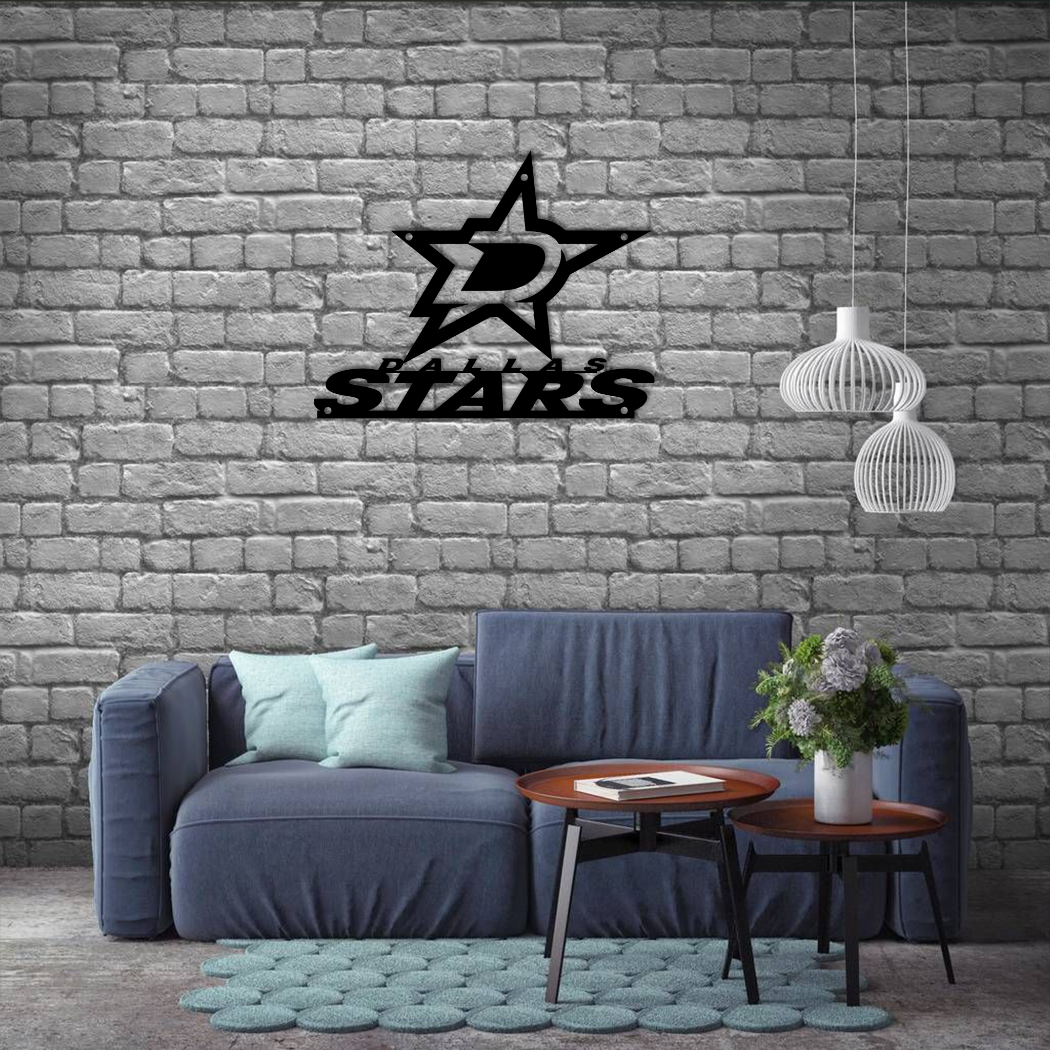 Ice Hockey Dallas Stars Metal Sign