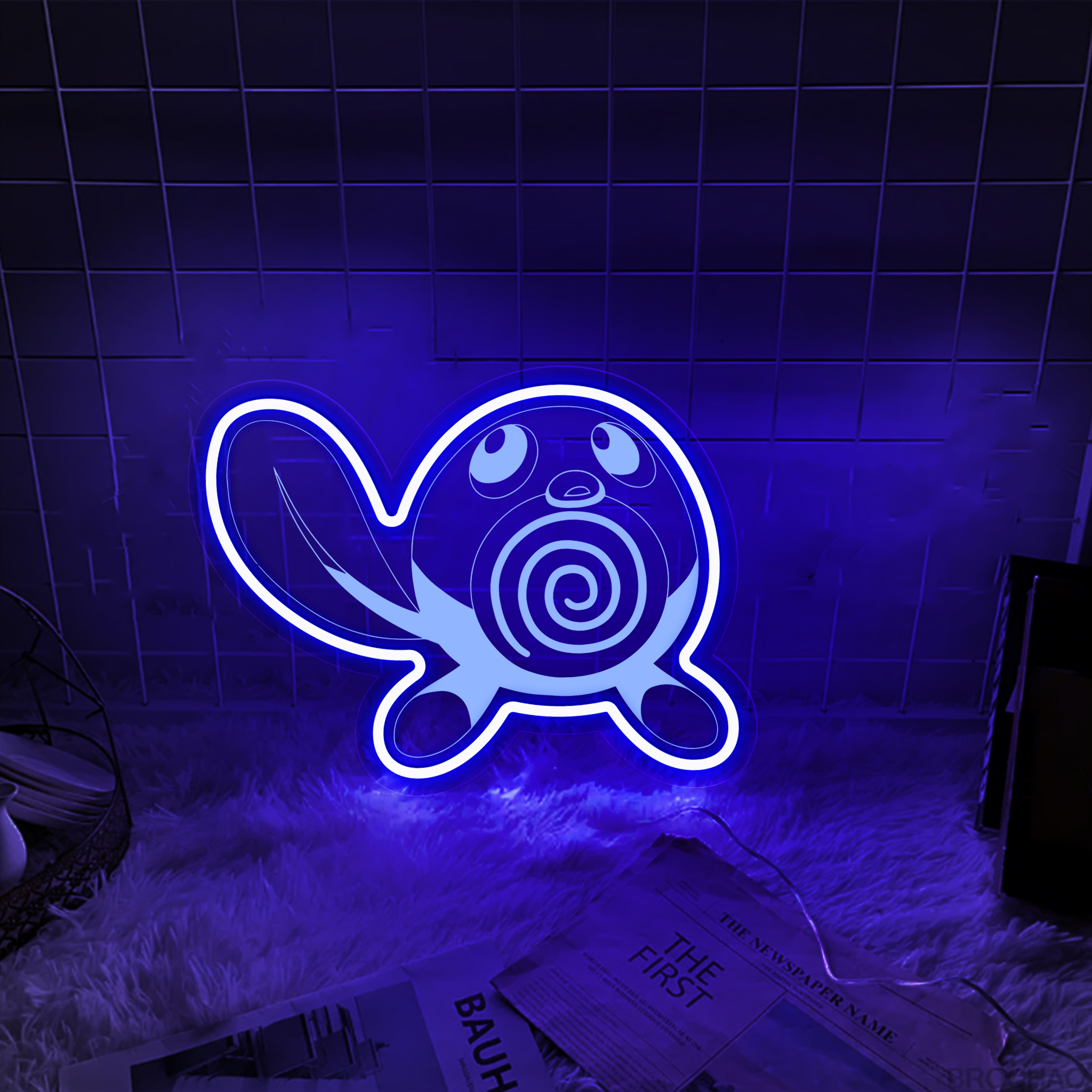 Pokemon Poliwag Laser Signs