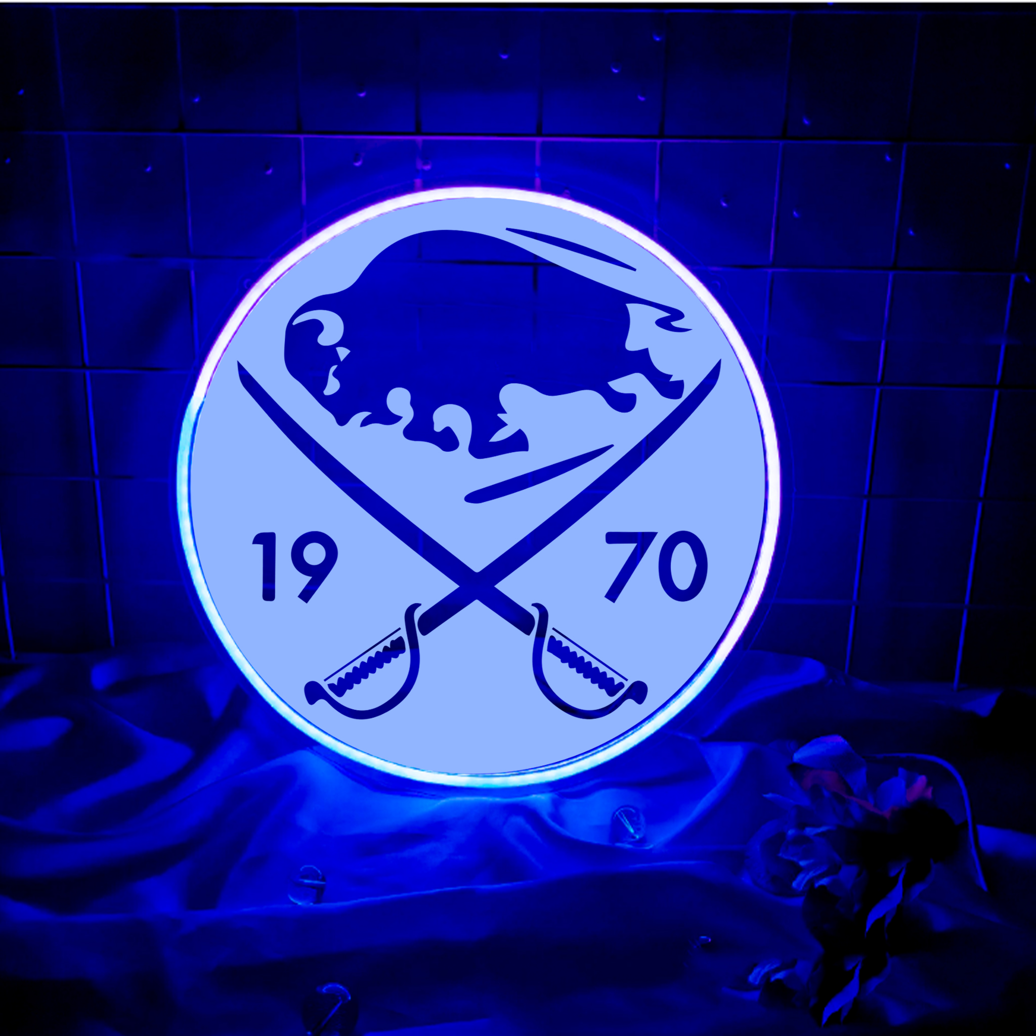 Buffalo Sabres Ice Hockey Laser Signs