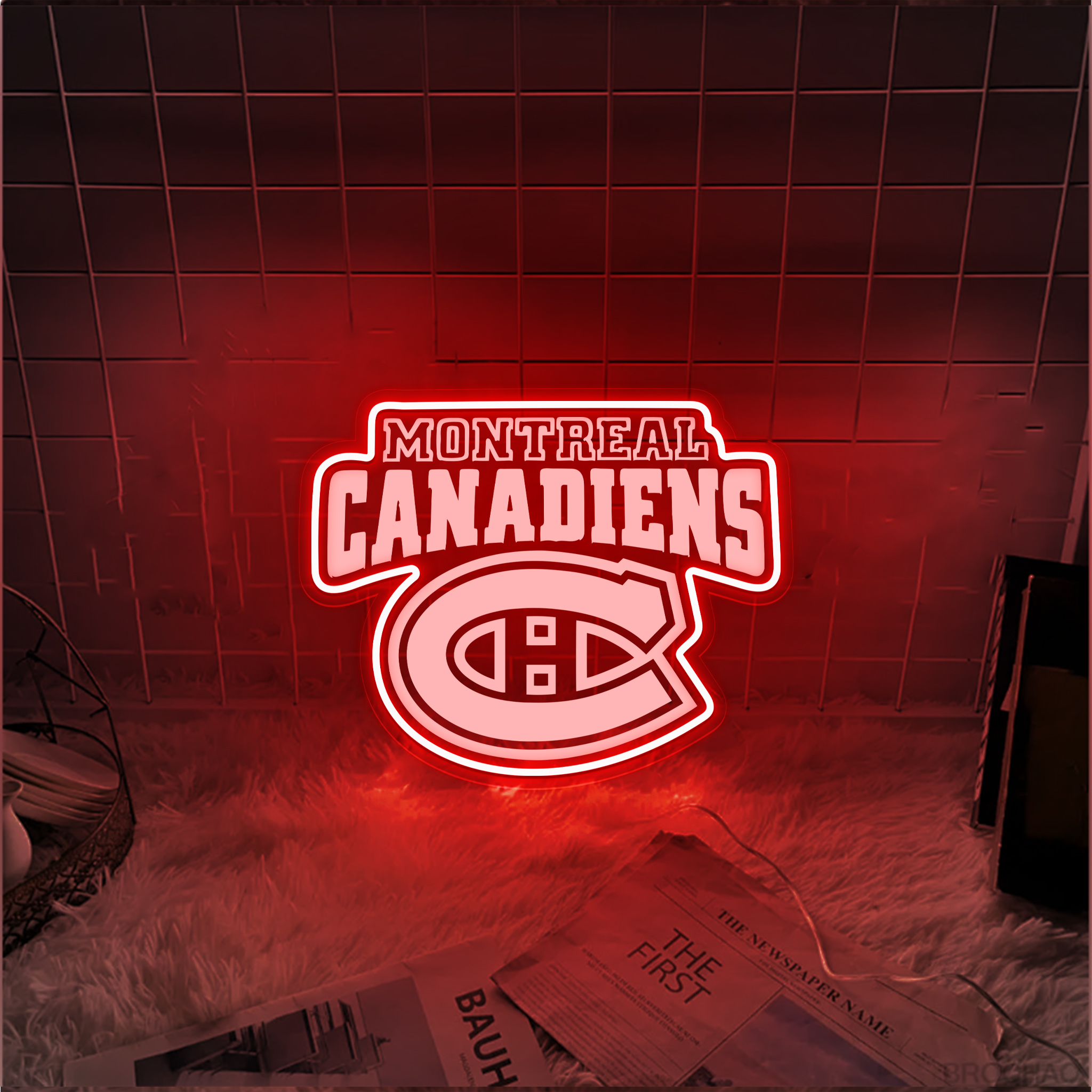 Ice Hockey Montreal Canadiens Laser Signs