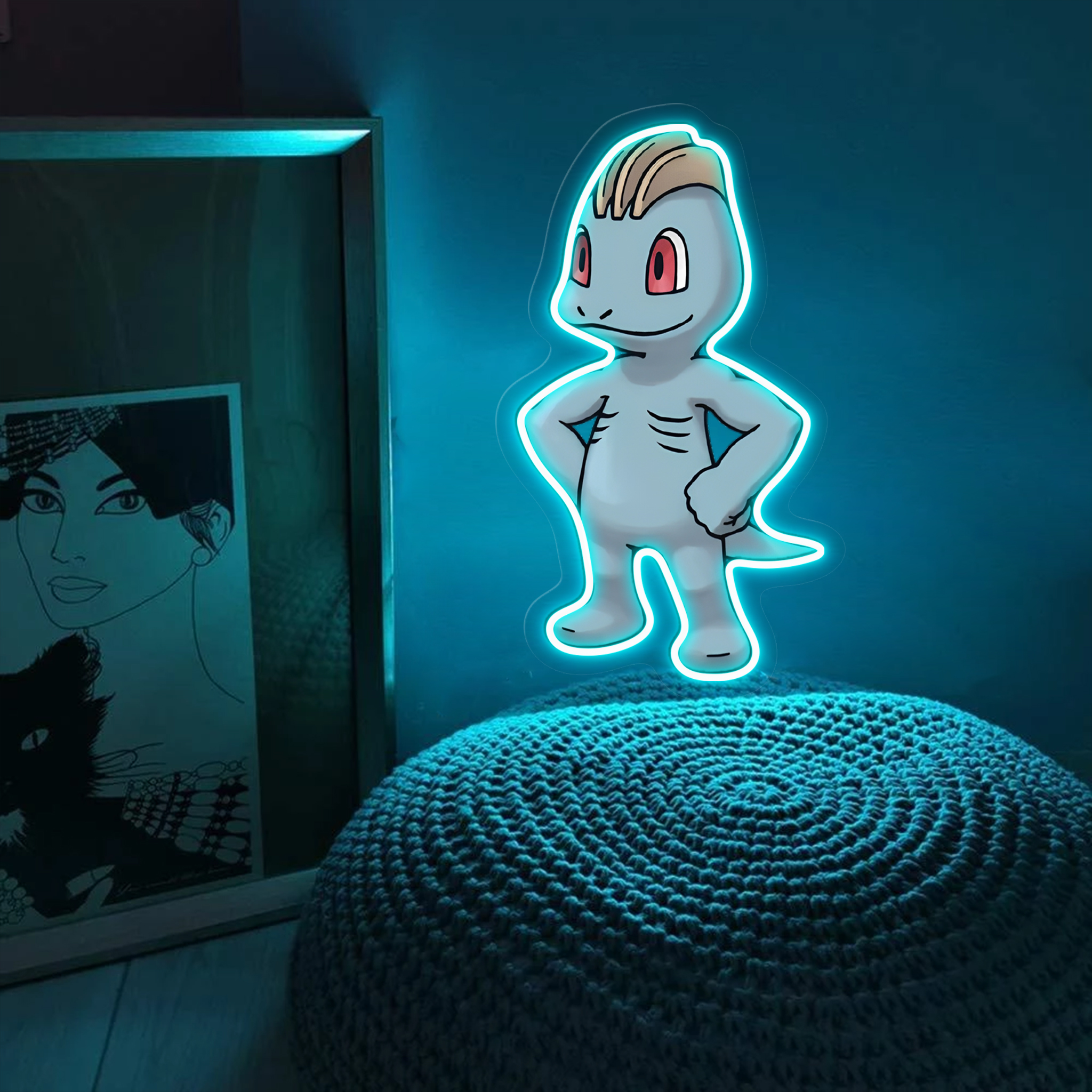 Pokemon Machop UV Signs