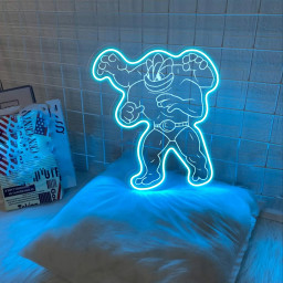 Machamp Pokemon Laser Signs