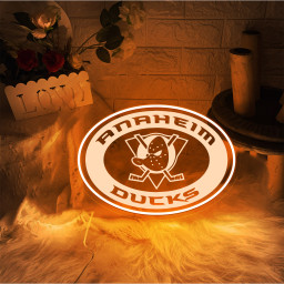 Ice Hockey Anaheim Ducks Laser Sign