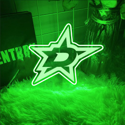 Ice Hockey Dallas Stars Laser Signs