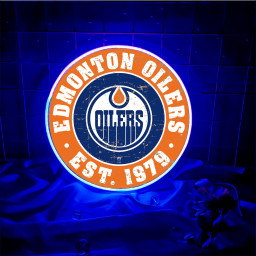 Edmonton Oilers Ice Hockey UV Sign