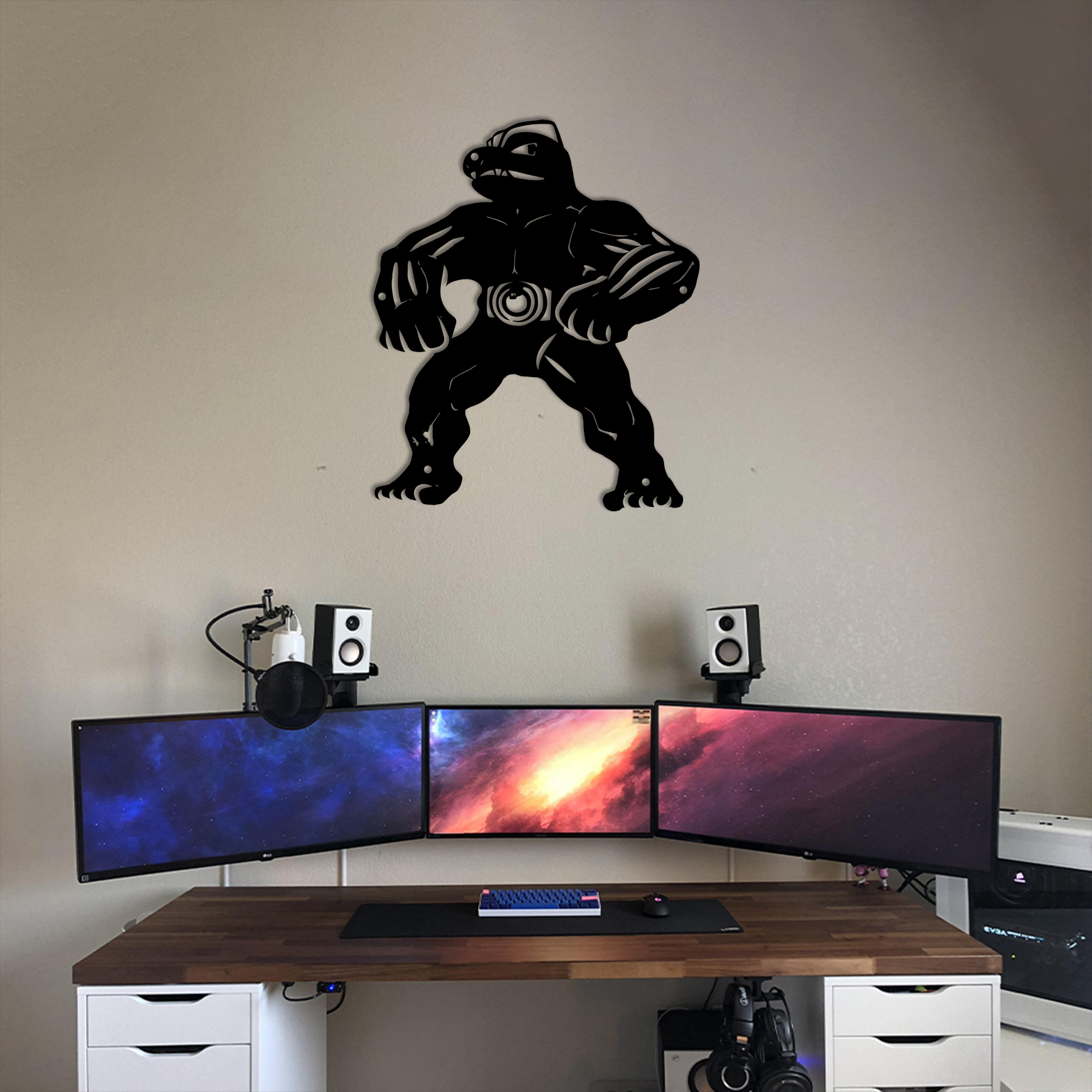 Machoke Pokemon Metal Signs